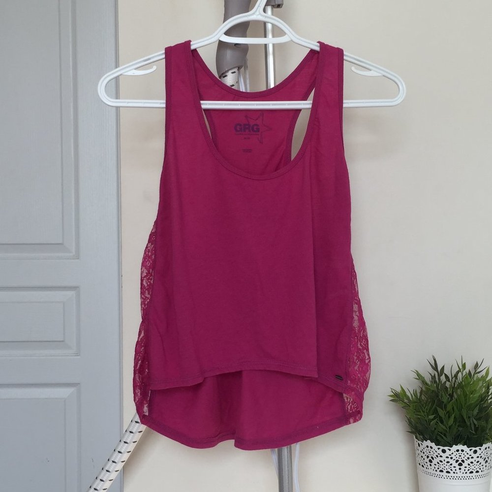 2 FOR $10 Pink High Low Tank